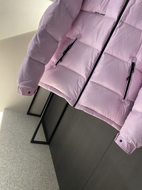 ハイクオリティダウンジャケット細部ディテール